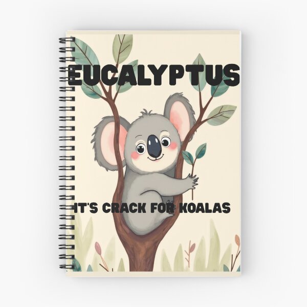 Item preview, Eucalyptus – It’s Crack for Koalas | Funny Koala Quote Design designed and sold by Emilia-Design.