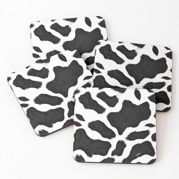 Item preview, Classic Black and White Cow Print designed and sold by Hen-C-Art.