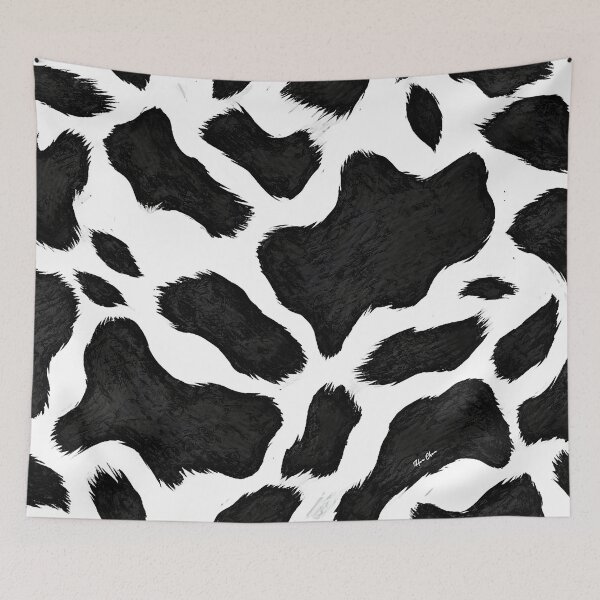 Item preview, Classic Black and White Cow Print designed and sold by Hen-C-Art.
