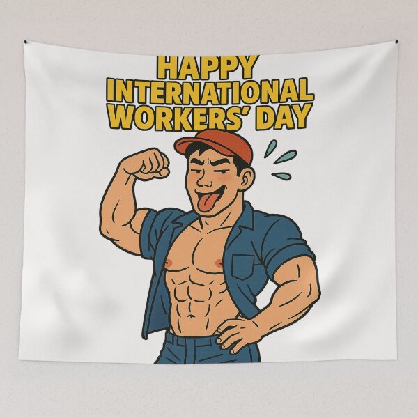 Item preview, Workers’ Day Flex – Gay International Labor Celebration designed and sold by Places On Earth.