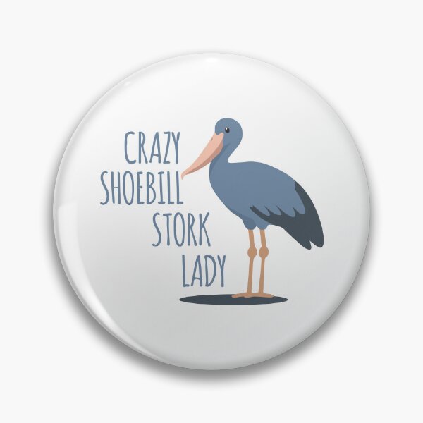 Item preview, Crazy Shoebill stork lady designed and sold by jazzydevil.