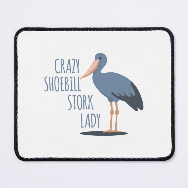 Item preview, Crazy Shoebill stork lady designed and sold by jazzydevil.