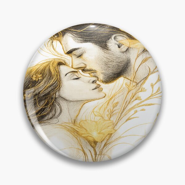 Item preview, "Golden Connection – Eternal Embrace of Souls" designed and sold by SoulPrints by Beata.