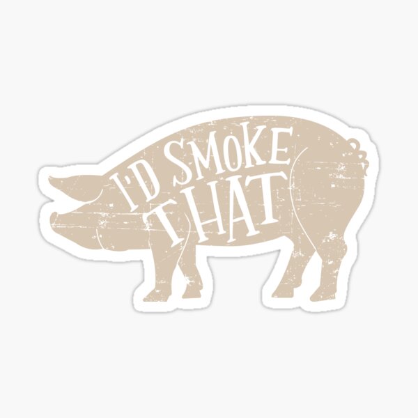 Item preview, I'd Smoke that Pig BBQ Grilling Father's Day Gift designed and sold by inspiredtrend.