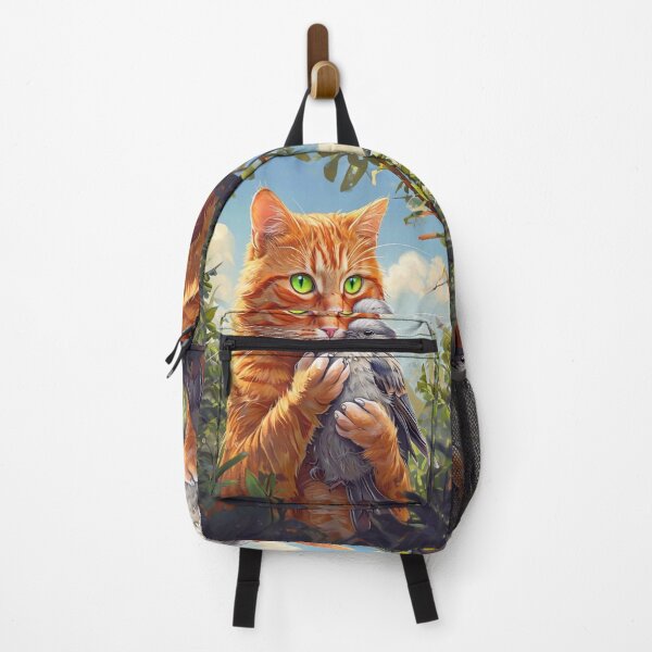 Item preview, Cat Holding a Pigeon designed and sold by M-Y-A-R-T-.