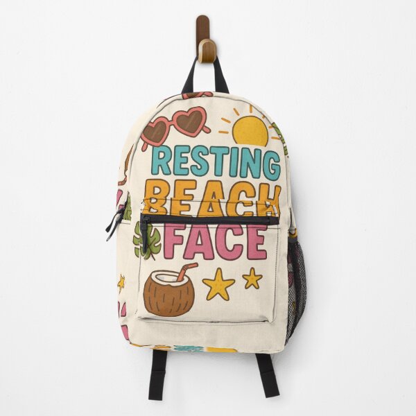 Item preview, Resting beach face designed and sold by Nat-Rio.