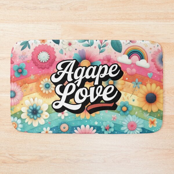 Item preview, Agape Love Christian Decor - Jesus Inspired - Bible Verses - Bible Psalm - Faith based design designed and sold by Luvjesus2.