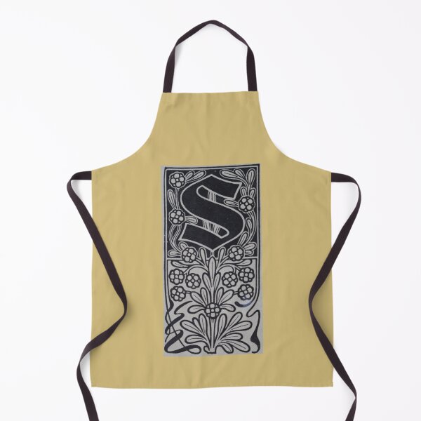 Item preview, Art by Mike Linocut digitally edited, alphabet letter S, combinable designed and sold by allartbymike.