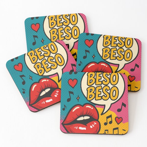Item preview, Beso Beso – Diseño de beso de arte pop designed and sold by StudioCultura.