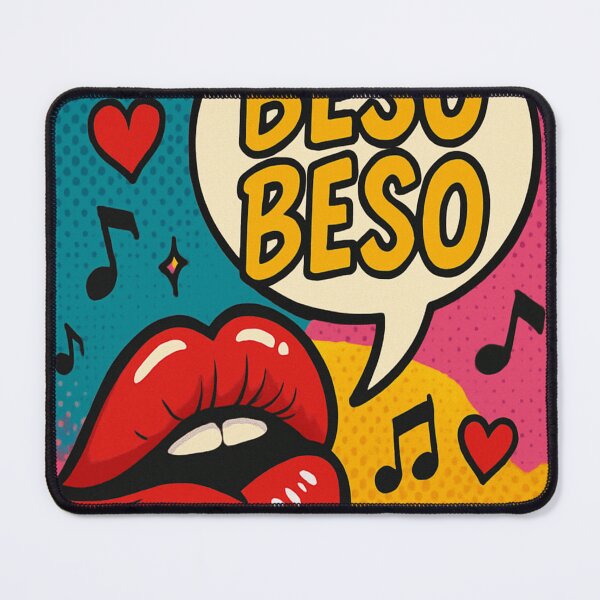 Item preview, Beso Beso – Pop Art Kiss Design designed and sold by StudioCultura.