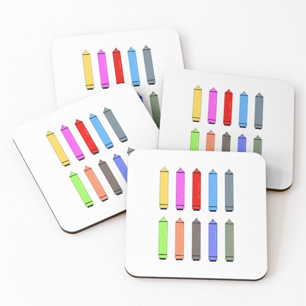 Item preview, School supplies 10 Colorful markers doodle designed and sold by Minimalist Quotes and Sayings.