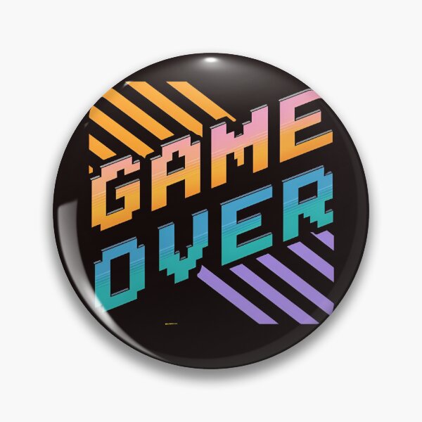 Item preview, Retro Game Over Pixel Art T-Shirt Sticker designed and sold by InsightA.