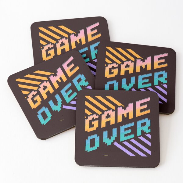 Item preview, Retro Game Over Pixel Art T-Shirt Sticker designed and sold by InsightA.