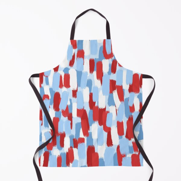 Item preview, Abstract Shades of Light Blue and Red, Paint Brush Effect designed and sold by OneThreeSix.