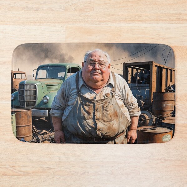 Item preview, Grandpa in his junkyard. designed and sold by Ignacio Junquera.