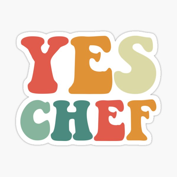 Item preview, Yes Chef Funny Restaurant Kitchen Cooking Retro Yes Chef Gear designed and sold by DynamicDesign.