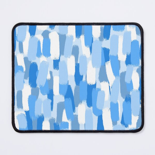Item preview, Abstract Shades of Light Blue, Paint Brush Effect  designed and sold by OneThreeSix.