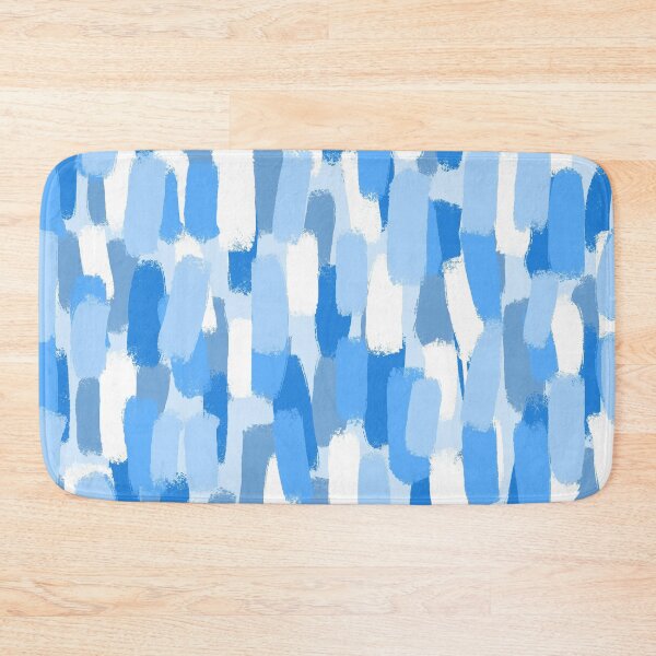 Item preview, Abstract Shades of Light Blue, Paint Brush Effect  designed and sold by OneThreeSix.