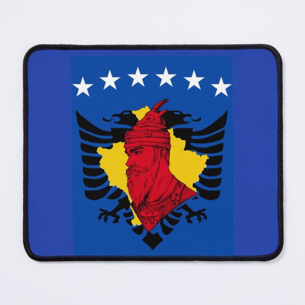Item preview, Kosovo & Albania Flag designed and sold by FarieArt.