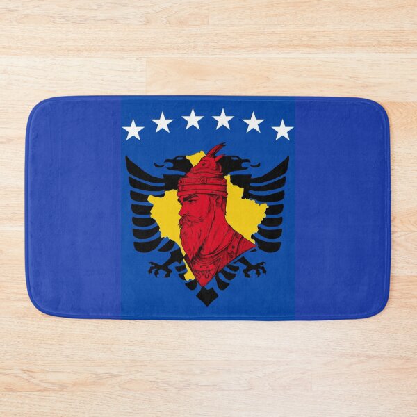 Item preview, Kosovo & Albania Flag designed and sold by FarieArt.