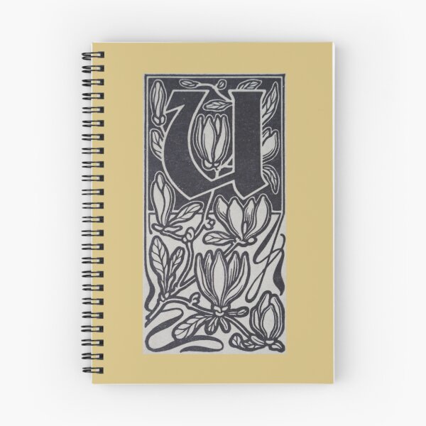 Item preview, Art by Mike Linocut digitally edited, alphabet letter U, combinable designed and sold by allartbymike.
