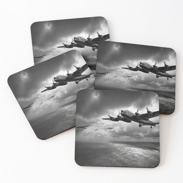 Item preview, Lancaster Bomber Black and White designed and sold by Skyframe Aviation.