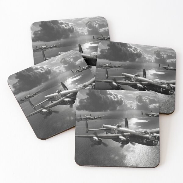 Item preview, Lancaster Bomber Black and White designed and sold by Skyframe Aviation.