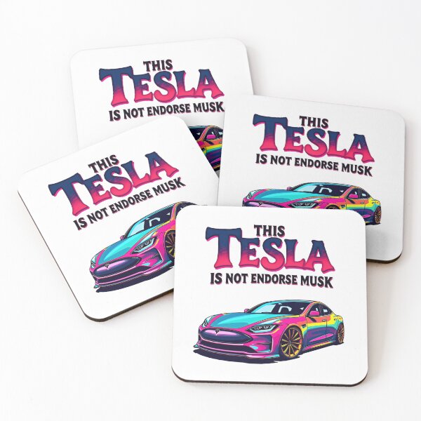 Item preview, This tesla does not endorse musk - Anti Musk bumper hands off funny phrase designed and sold by SkeletonsDanger.