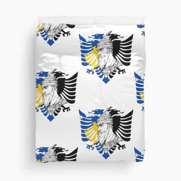 Vista previa del artículo con la obra «Bandera de Albania de Kosovo», diseñado y vendido por FarieArt.