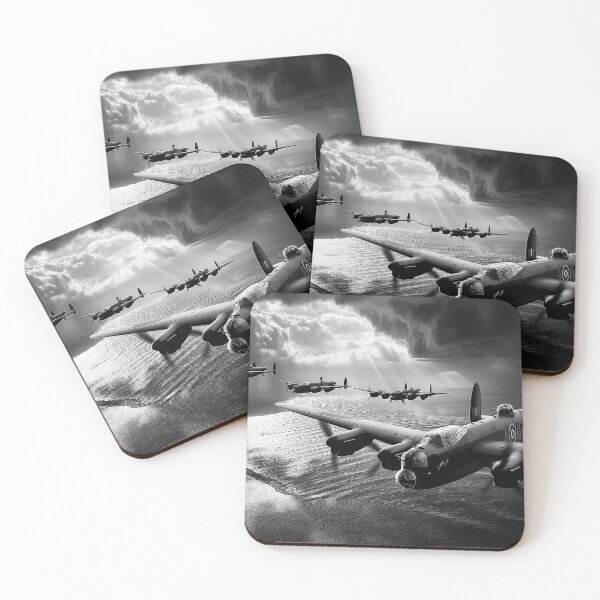 Item preview, Lancaster Bomber in Black and White designed and sold by Skyframe Aviation.
