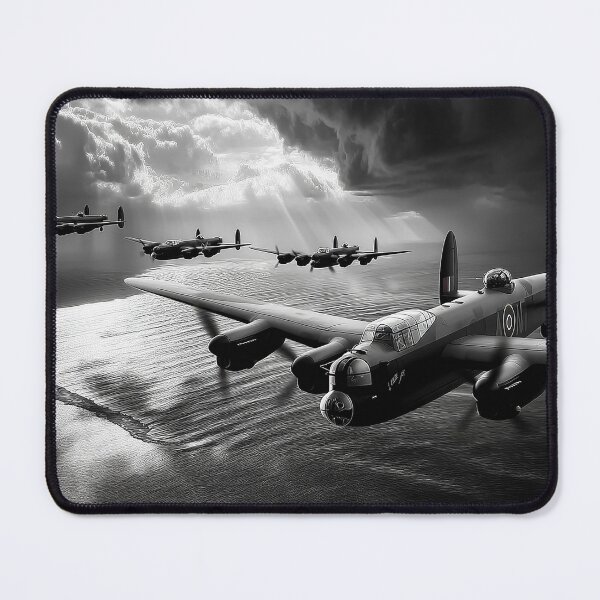 Item preview, Lancaster Bomber in Black and White designed and sold by Skyframe Aviation.