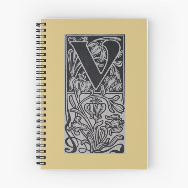 Item preview, Art by Mike Linocut digitally edited, alphabet letter V, combinable designed and sold by allartbymike.