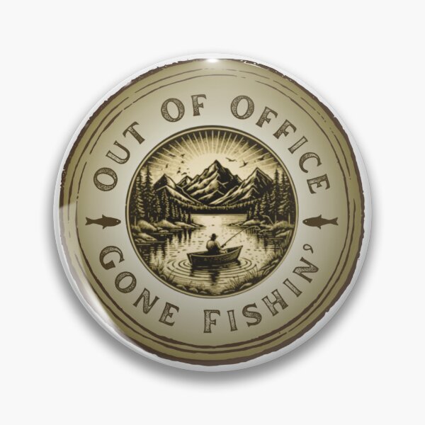 Item preview, Out of Office, Gone Fishin' designed and sold by Skyeleigh and Spideough.