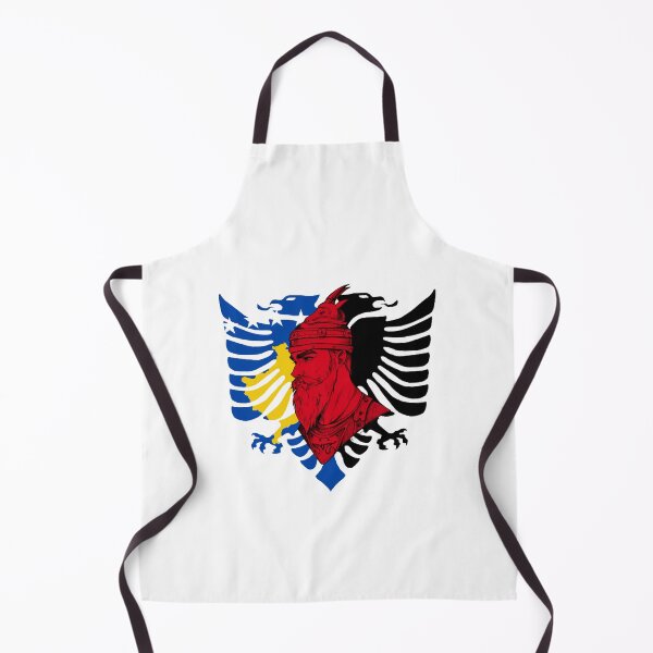 Item preview, Kosovo & Albania Flag  designed and sold by FarieArt.
