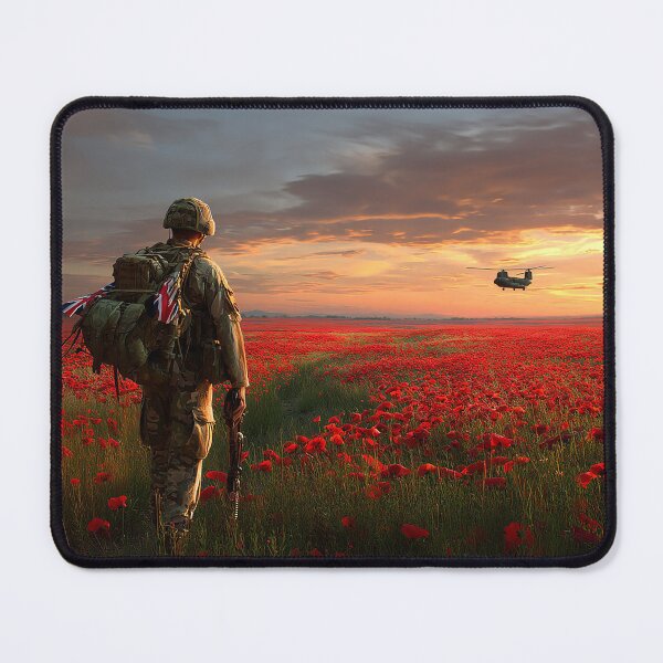 Item preview, Poppy Field Soldier designed and sold by Skyframe Aviation.