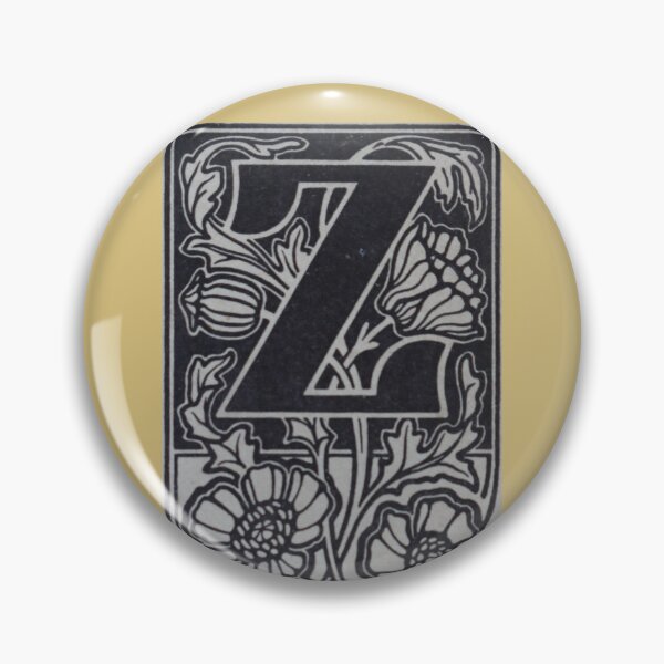 Item preview, Art by Mike Linocut digitally edited, alphabet letter Z, combinable designed and sold by allartbymike.