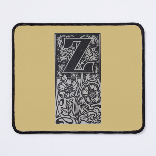 Item preview, Art by Mike Linocut digitally edited, alphabet letter Z, combinable designed and sold by allartbymike.