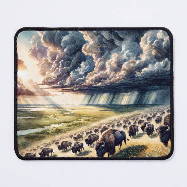 Item preview, American Buffalo Migration designed and sold by M-Y-A-R-T-.