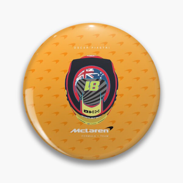 Item preview, Oscar Piastri helmet 2025  designed and sold by Pink Polar F1.