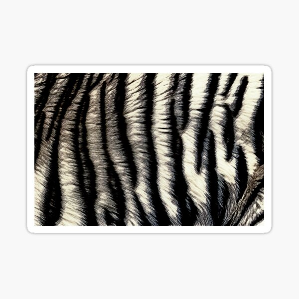 Item preview, Classic Black and White Tiger Stripes designed and sold by Hen-C-Art.
