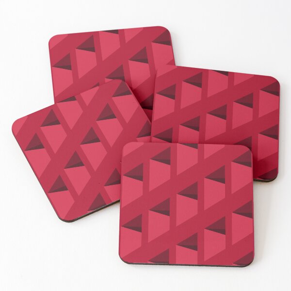 Item preview, 3D Geometric Pattern - Red designed and sold by Rad Yellow & Blue.