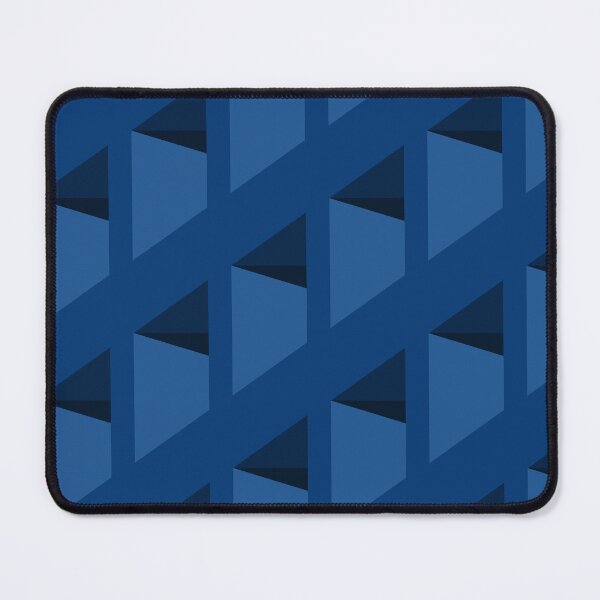 Item preview, 3D Geometric Pattern - Dark Blue designed and sold by Rad Yellow & Blue.