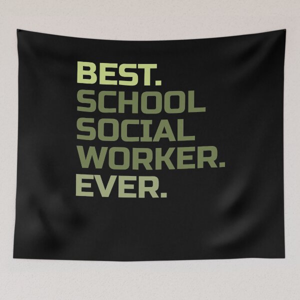 Item preview, Best School Social Worker Ever designed and sold by Kieran Abbott.