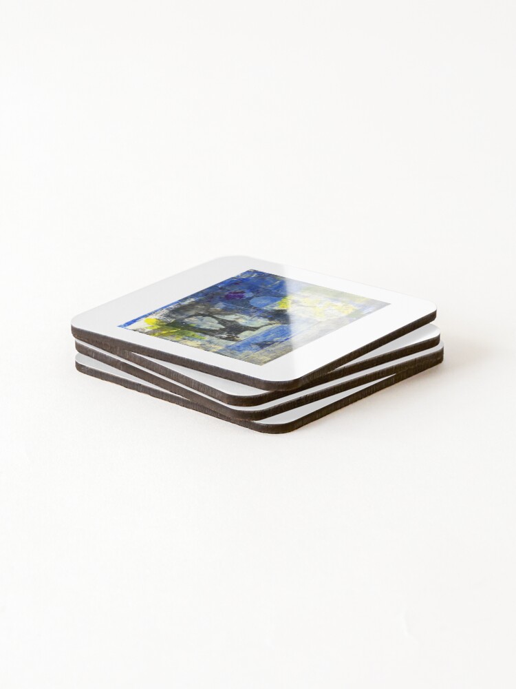 Thumbnail 4 of 5, Coasters (Set of 4), Abstract Print Pattern designed and sold by leonamitchell.