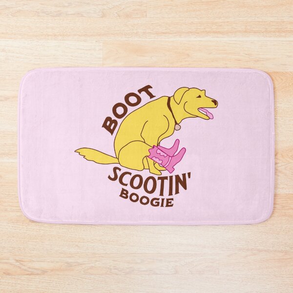 Item preview, Pink Boot Scootin' Boogie Dog designed and sold by BlueSkyTheory.