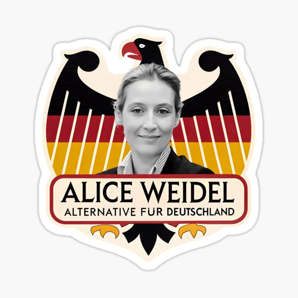 Item preview, Alice Weidel AfD Alternative Für Deyschland Political Right Wing Conservative Patriotic German DEXIT designed and sold by edcristian2.