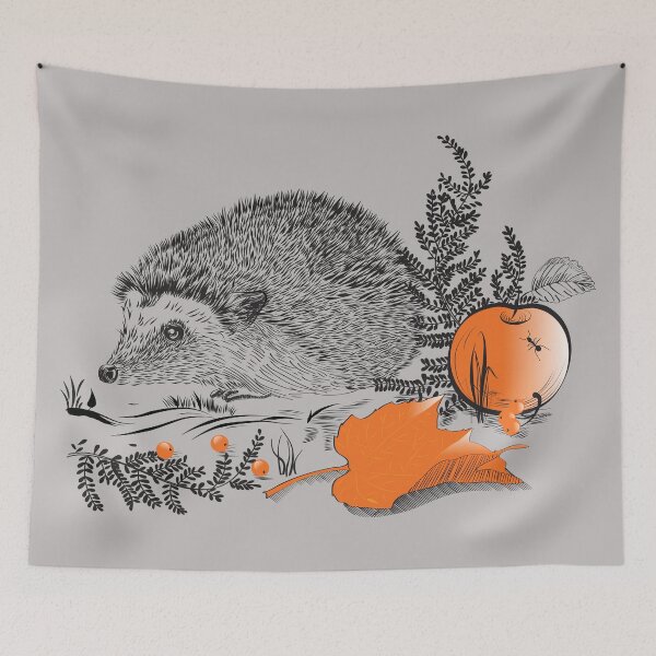 Item preview, Hedgehog graphic Art     designed and sold by SVETLANA ZOLOTAREVA.