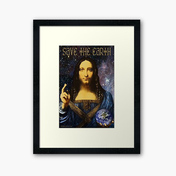 Save the Earth Framed Art Print
