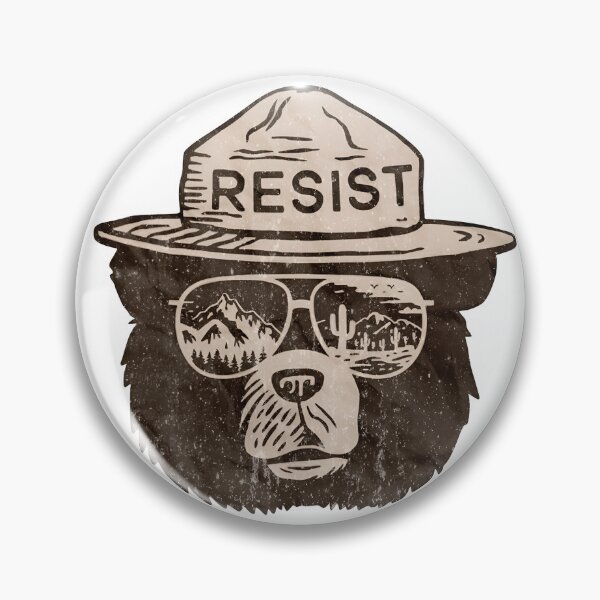 Item preview, Bear resist protect our national parks - hands off alt us service resistance   designed and sold by SkeletonsDanger.