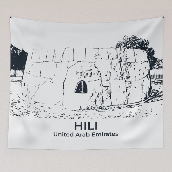 Item preview, Hili - United Arab Emirates designed and sold by Lakeric Cityscapes.